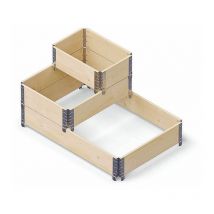 Spetebo - Lit escamotable à trois niveaux en bois