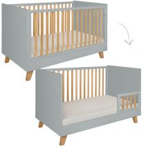Lit évolutif 70x140 Novelies Zara Gris