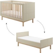 Lit évolutif 70x140 Pinio Miloo Champagne