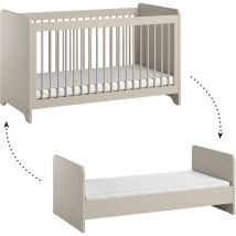 Lit évolutif 70x140 VOX Ova Beige