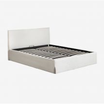Lit pliant rembourré Lorea avec coffre de rangement Sklum