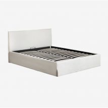 Lit pliant rembourré Lorea avec coffre de rangement Sklum