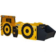 Kidsaw - Lit junior à clipser modèle tracteur jcb - couchage 90x190