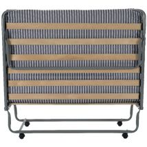 Lit pliant - 120x190 - Gain de place - 15 lattes bois Made in France - 1 / 2 personne