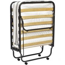 Jardindeco - Lit pliant avec matelas 80 x 190 cm