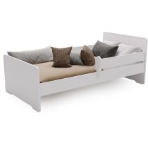 Lit enfant 160x80 cm avec balustrade – Panneaux d'ameublement – Longueur, Largeur, Matières