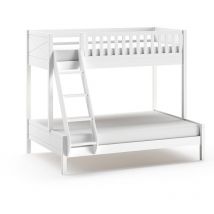 Petits-meubles - Lit superposé 90-140x200 sommier inclus Vipack Scott Blanc