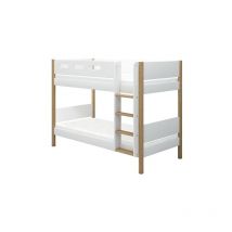 Flexa - Lit superposé enfant Lit superposé nor 90x200 échelle droite