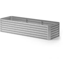 Ok-living - Lit surélevé, Argent, 270 x 90 cm