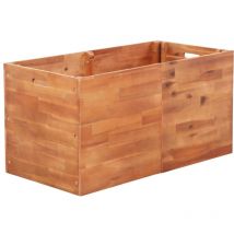Decdeal - Lit surélevé de jardin Bois d'acacia 100x50x50 cm