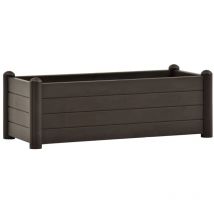 Doc&et² - inlife Lit surélevé de jardin pp Moka 100x43x35 cm