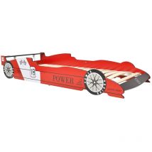 Mumu - Lit enfant Lit voiture de course / 90 x 200 cm Rouge