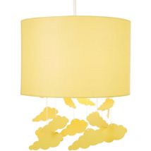 Litecraft - Glow Light Shade 30cm Easy Fit Clouds Mobile Lampshade - Ochre
