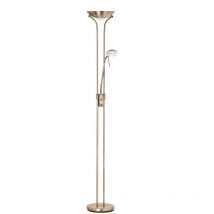 Litecraft - Mother & Child Floor Lamp 2 Arm With Bulbs - Antique Brass