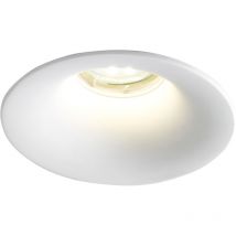 Litecraft - Toul Recessed Downlight Flush Fixed Ceiling Spotlight Fitting - White
