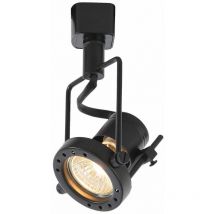 Litecraft - Track Light Greenwich Spotlight Head Adjustable GU10 Fitting - Black