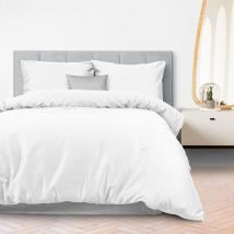Literie en satin de coton BLANC 603/140x200+1 drap 70x80