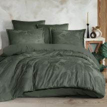 Literie en satin de coton jacquard PALMORE 1/220x200 JACQUARD