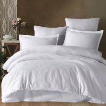 Literie en satin jacquard de coton VIENNE 1/160x200 JACQUARD