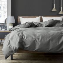 Rapanda - Literie Housse de Couette Simple Double Pur Coton Housse de Couette Fermeture Éclair Tie Dames Hommes Chambre Luxe Chambre Décor (Couleur: