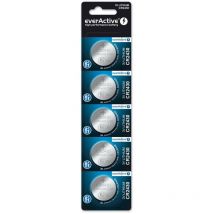 Pile au lithium mini everactive cr2430 5 pièces.