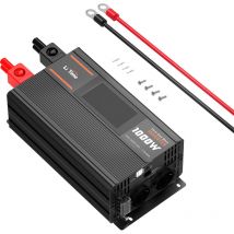 Litime - 1000W Reiner Sinsuswellen Wechselrichter 12VDC Zu 230VAC Konverter -1000W