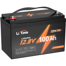 Batterie Lithium LiFePO4 12V 100Ah pour Moteur Électrique de Pêche à la Traîne, protection de bms à basse température, 15000 Cycles pour Marine,