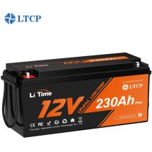 12V 230Ah Plus Low-Temp-Schutz LiFePO4 Batterie Eingebautes 200A bms, Max 2944Wh Energie, Lithium-Eisenphosphat Batterie Perfekt für Solaranlage,