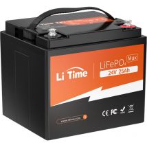 24V 25Ah LiFePO4 Lithium Batterie 640Wh für Landmaschinen, elektrische Rollstühle und Pendelfahrzeuge - Litime