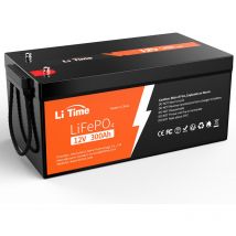 Batterie Lithium LiFePO4 12V 300Ah Rechargeable avec protection bms 200A, 3840Wh d'énergie, Max 15000 cycles profonds pour Camping-Car, Système