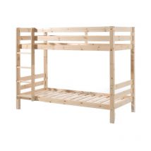 Lit Superposé 90x200 Hauteur 160 cm Sommier Inclus Vipack Pino - Bois