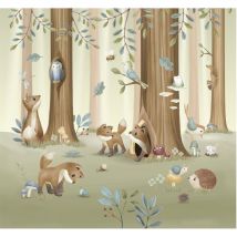 Fototapete Forest Friends 280x300cm - Little Dutch