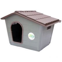 Trade Shop - Hundehütte in Harzform für kleine Hunde, 60 x 52 x 44 cm -