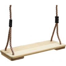 Littletom - Altalena per bambini 44x17,5cm con sedile a tavoletta Legno Naturale - braun