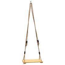 Littletom - Balançoire pour enfants 38x20cm simple avec planche en Bois dur massif