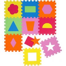 Littletom - Tappeto Puzzle per Bambini Morbido Tappetino Gioco Neonati Figure - bunt