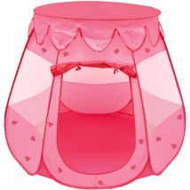 Littletom - Tente de jardin à boules 120x120x90cm jouet pour petites filles Rose