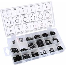 225 Pièces Joint Torique Assortiment Coffret de Rondelles en Caoutchouc Kit Bagues d'étanchéité Pour les Ateliers Personnels et Professionnels, les