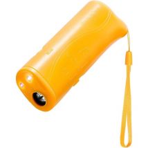 3 in 1 Handheld Ultrasons Bouchon Anti-aboiement pour Chien à ultrasons led Portable Anti-aboiement Anti-aboiement et Anti-aboiement Enseignement