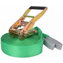 Litzee - Corde lâche pour slackline 15 m x 50 mm 150 kg Vert