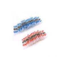 50 pcs Joint de Soudure Connecteur de Fil, Thermorétractables Souder Bout à Bout Seal Connecteurs Electriques Isolés Etanche Marine Marine Automobile