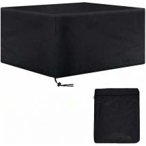 Litzee - lycxames - Funda para muebles de jardín, funda protectora con cordón y clips de sujeción para juegos de mesas de jardín rectangulares,