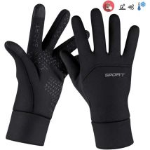 Gants d'hiver Écran Tactile Chauffants, Gants de Vélo Réfléchissants Homme et Femme pour Cyclisme, Gants de Sport Antidérapants pour Cyclisme Moto