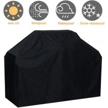 Litzee - Housse de Barbecue résistante en Tissu Oxford imperméable et Coupe-Vent Résistant à la décoloration pour Barbecue Weber, Brinkmann et la
