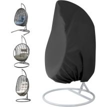 Litzee - Housse de Fauteuil Suspendu Jardin Rotin Osier Fauteuil Suspendu Imperméable Housse Housse de Protection pour œufs Chaise résistant à l'eau