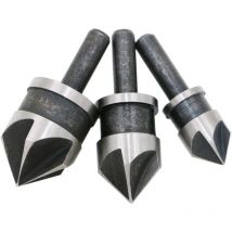 Lot de 3 Embouts hss Fraise à Chanfreiner ø 6,35 12mm/16mm/19mm----Rond