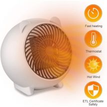 Mini radiateur soufflant, ventilateur chaud, radiateur soufflant à économie d'énergie, radiateur soufflant, radiateur électrique portable, radiateur