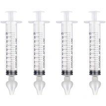 Mouché-Bébé Irrigateur Nasal Seringues pour Bébé Nourrisson Nouveau-nés en Bas âge Nettoyant Nasal sûr Haute Qualité avec Embout d'Aspiration Nasale