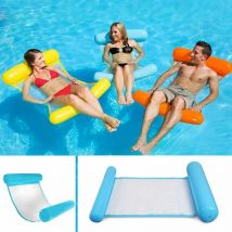 Multi Usage Flottantes Hamac, Flotteur Gonflable Piscine 4 -en-1Flottant de inclinable Flotteur Hamac Hamac d'eau Multi-Usage Pliable Flottantes