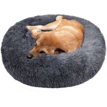Panier Rond Chien Coussin Chat Panier Donut, Panier Chien Lit pour Chat Chien Extra-Doux Confortable et Mignon, Coussin pour Chats et Petits Chiens